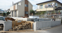 基礎工事が完了しました!