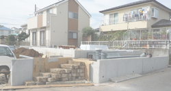 基礎工事が完了しました!