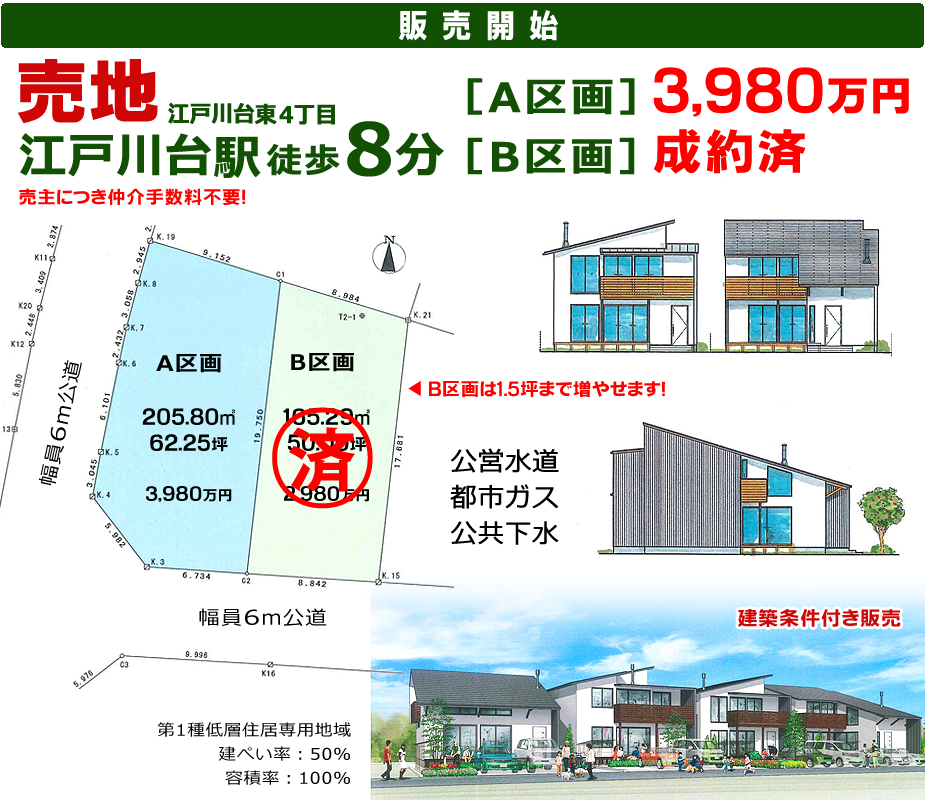 江戸川台駅・徒歩8分