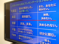 「住まい手から見たプレゼンテーションの評価」という表を見せていただきました